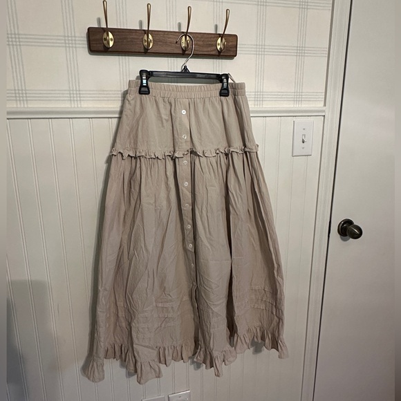 Things Between Dresses & Skirts - Things Between 100% cotton skirt neutral/beige